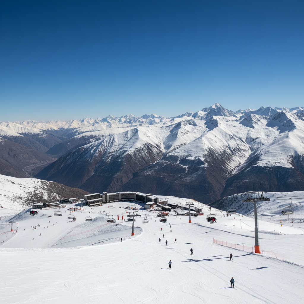 Valle Nevado — pistas de esquí en los Andes